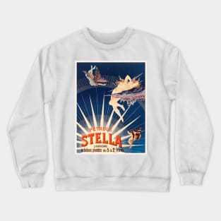 Pétrole Stella, 1897 By Henri Boulanger Crewneck Sweatshirt